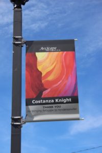 ArtScape Banner 2017. Costanza Knight, Artist